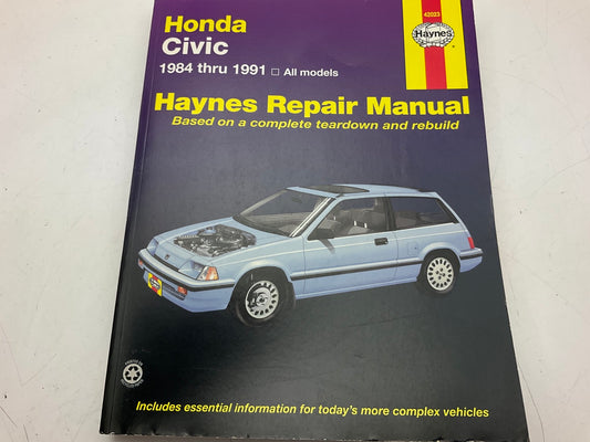 Haynes 42023 Repair Manual For 1984-1991 Honda Civic, 1988-1991 CRX