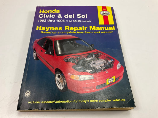 Haynes 42024 Repair Manual For 1992-1995 Honda Civic - USED