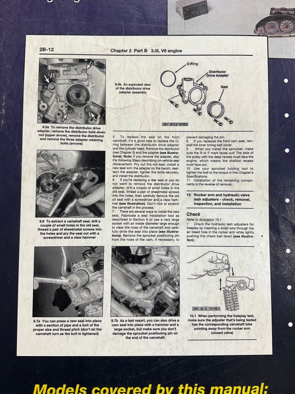 DAMAGED - Haynes 42025 Repair Manual 94-00 Integra, 96-00 Civic, 97-01 CR-V