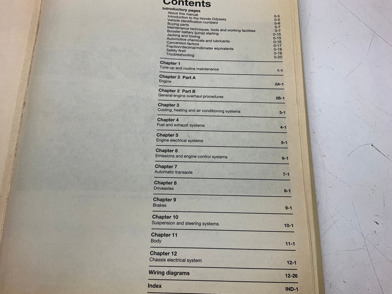 Haynes 42035 Repair Manual For 1999-2010 Honda Odyssey
