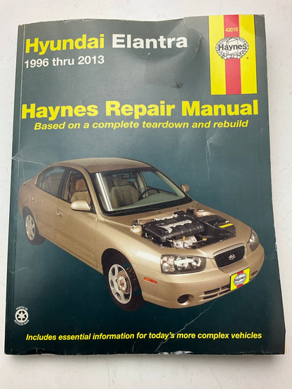 OPEN - Haynes 43010 Repair Manual For 1996-2013 Hyundai Elantra