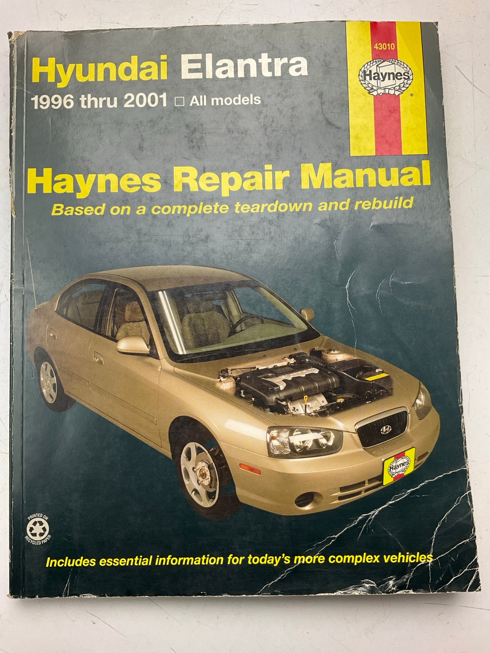 USED - Haynes 43010 Repair Manual For 1996-2001 Hyundai Elantra