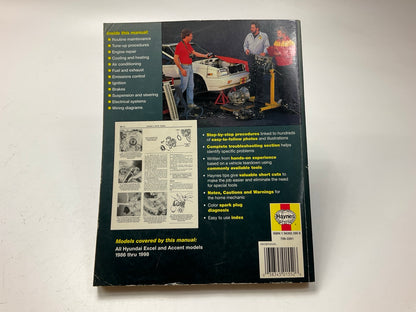 USED - Haynes 43015 Repair Manual For 1986-1998 Hyundai Excel & Accent