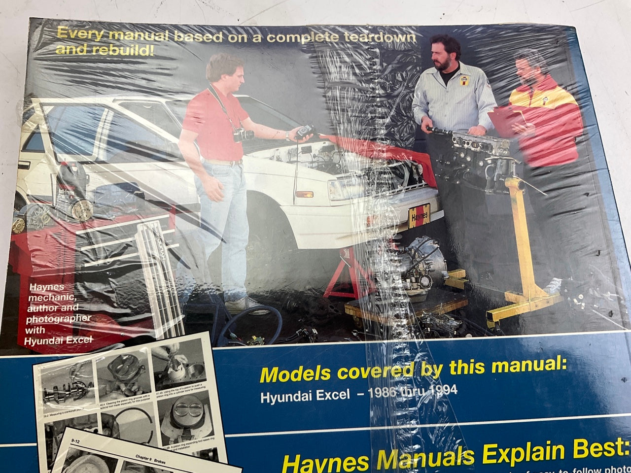 Haynes 43015 Repair Manual For 1986-1994 Hyundai Excel - SEALED