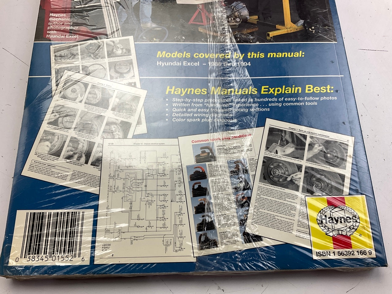 Haynes 43015 Repair Manual For 1986-1994 Hyundai Excel - SEALED