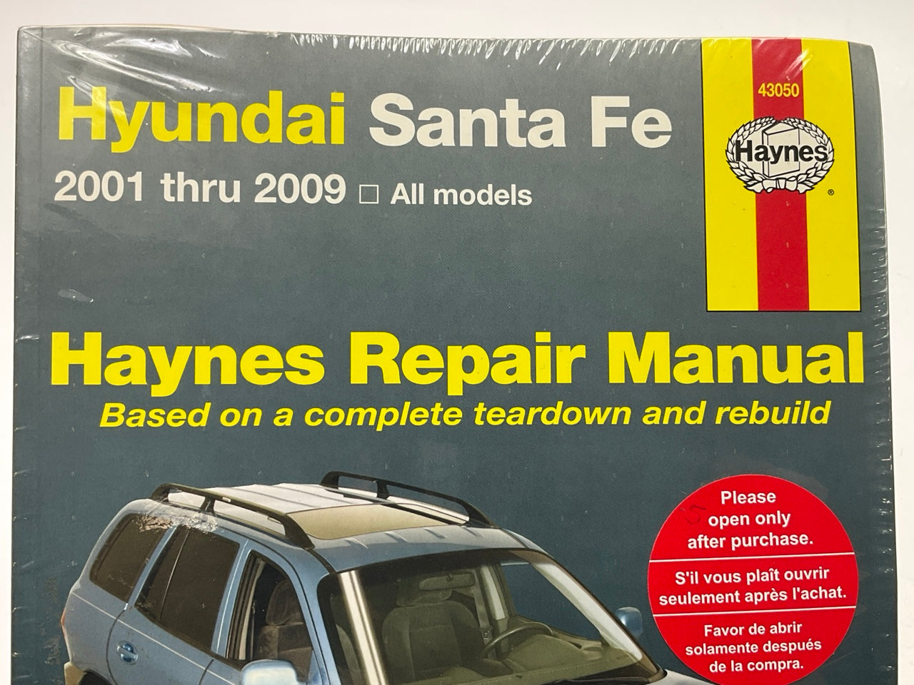 SEALED - Haynes 43050 Repair Manual For 2001-2009 Hyundai Santa Fe