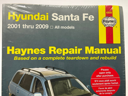 SEALED - Haynes 43050 Repair Manual For 2001-2009 Hyundai Santa Fe