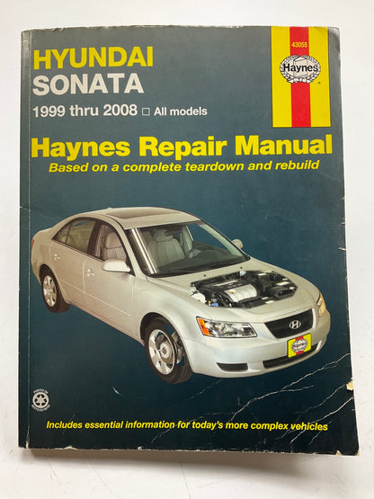 USED Haynes 43055 Repair Manual For 1999-2008 Hyundai Sonata