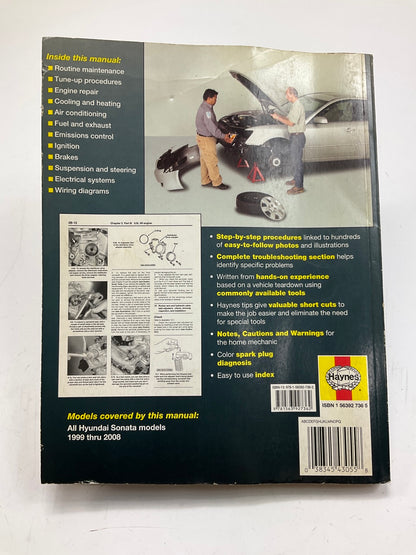 USED Haynes 43055 Repair Manual For 1999-2008 Hyundai Sonata