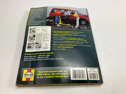 Haynes 47020 Repair Manual For 1981-1993 Isuzu Pickup, 1984-1991 Trooper, OPEN