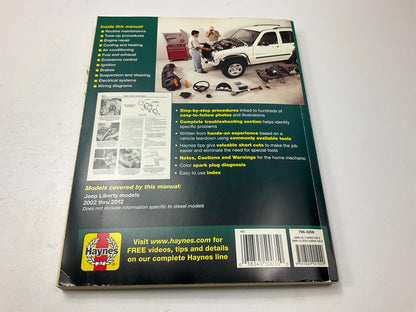 OPEN - Haynes 50035 Repain Manual For 2002-2012 Jeep Liberty All Models