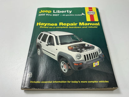 USED - Haynes 50035 Repair Manual For 2002-2007 Jeep Liberty, Gasoline Models