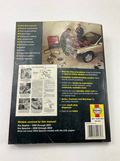 USED - Haynes 54070 Repair Manual For 1994-2004 Kia Spectra 2005-10 Sportage