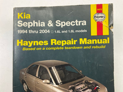 USED - Haynes 54070 Repair Manual For 1994-2004 Kia Spectra 2005-10 Sportage