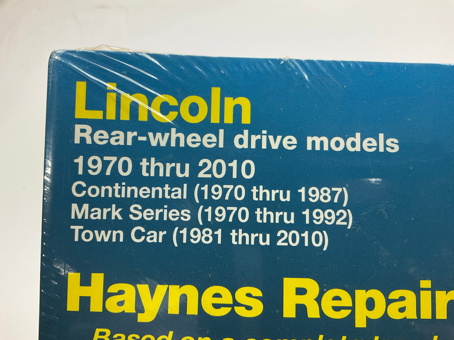 Haynes 59010 Repair Manual For 1970-2010 REAR Wheel Drive Lincoln - SEALED