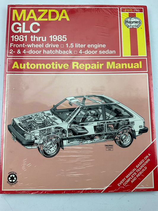 SEALED - Haynes 61011 Repair Manual For 1981-1985 Mazda GLC