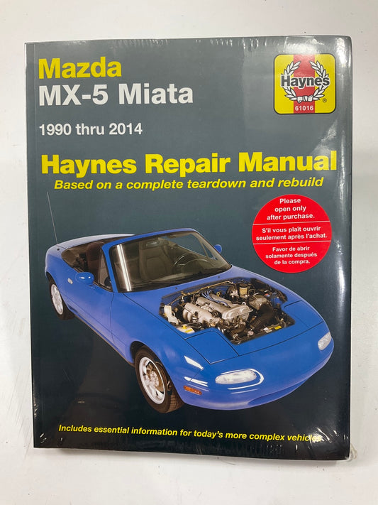 SEALED - Haynes 61016 Repair Manual For 1990-2014 Mazda MX-5 Miata