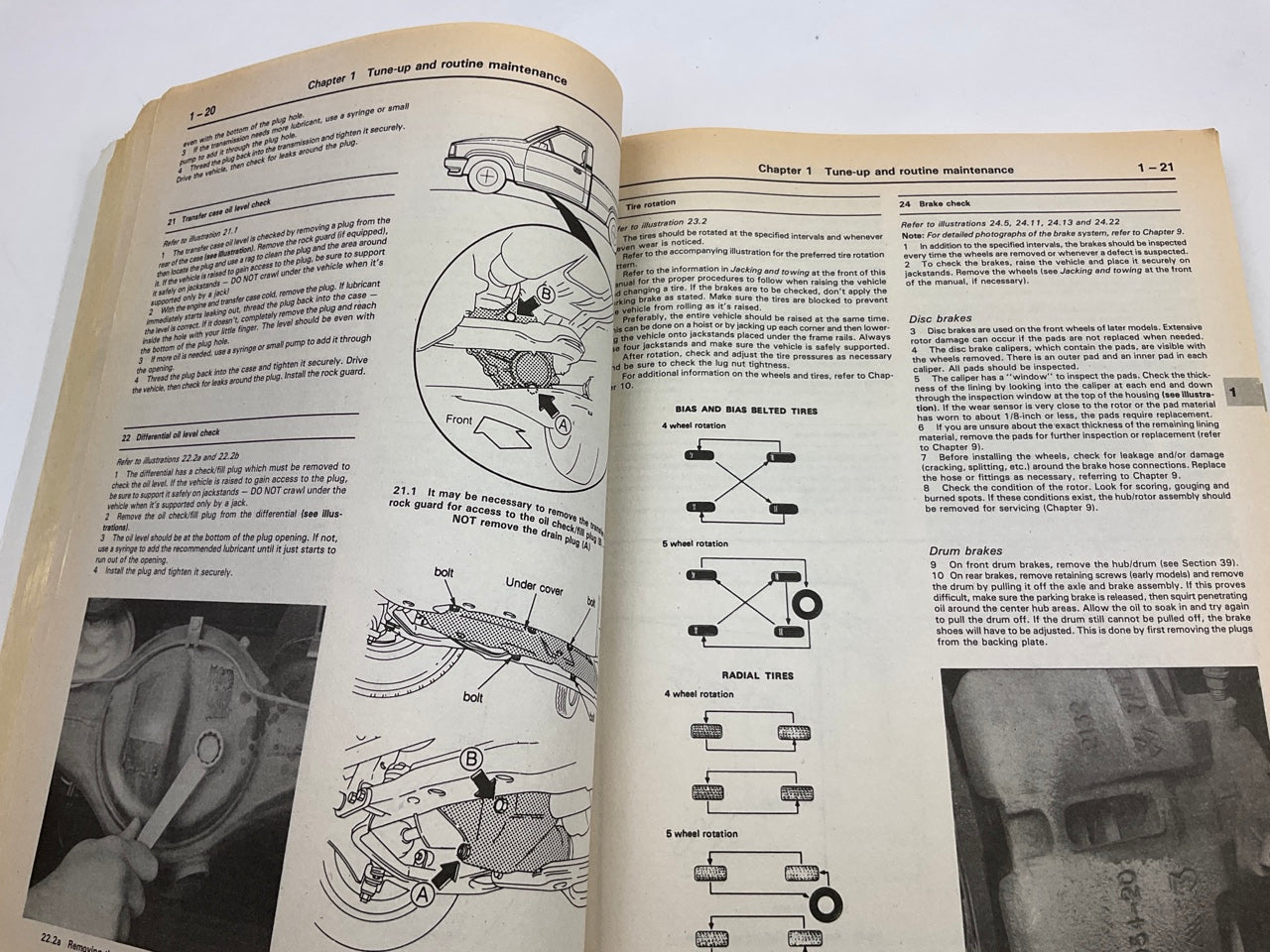 Haynes 61030 Repair Manual For 1972-1993 Mazda B-Series Pickup Truck - OPENED