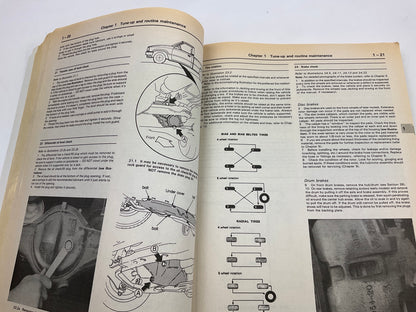 Haynes 61030 Repair Manual For 1972-1993 Mazda B-Series Pickup Truck - OPENED
