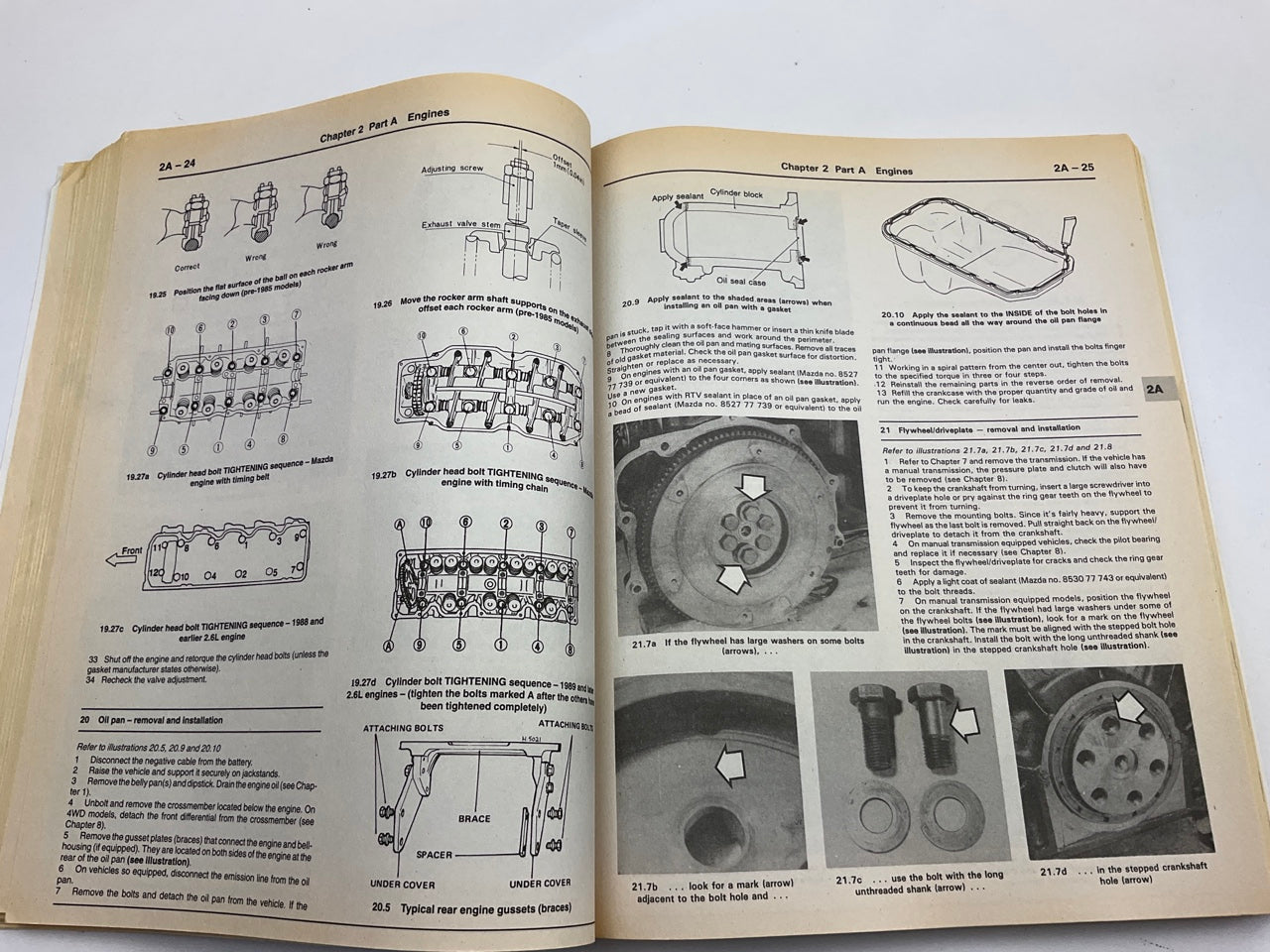 Haynes 61030 Repair Manual For 1972-1993 Mazda B-Series Pickup Truck - OPENED