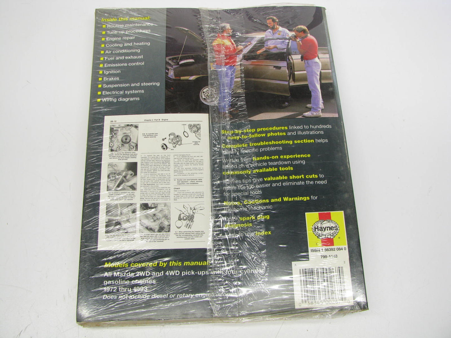Haynes 61030 Repair Manual For 1972-1993 Mazda Pick-Ups - Gasoline Models SEALED