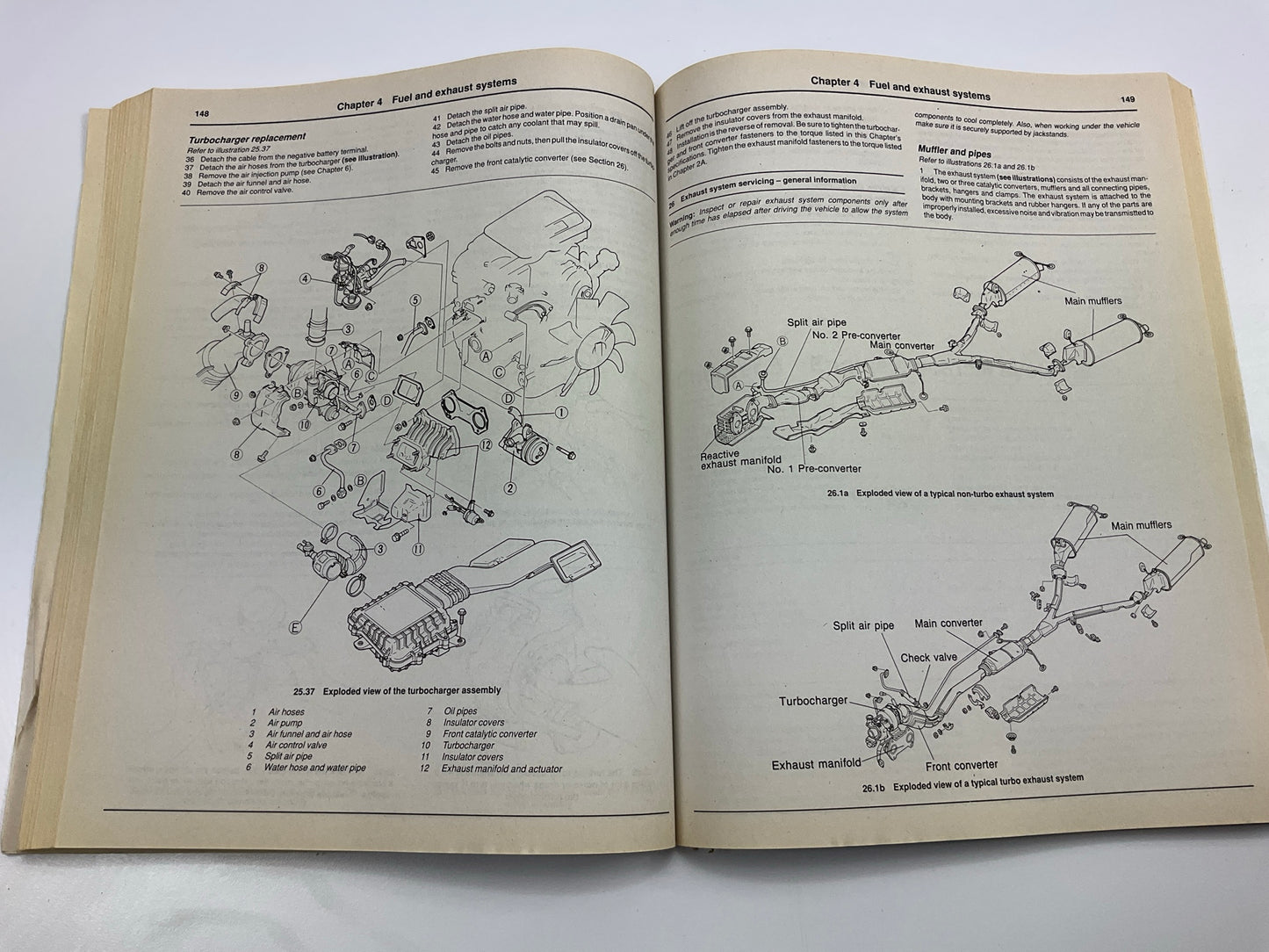 USED - Haynes 61036 Repair Manual For 1986-1991 Mazda RX-7 FC3S