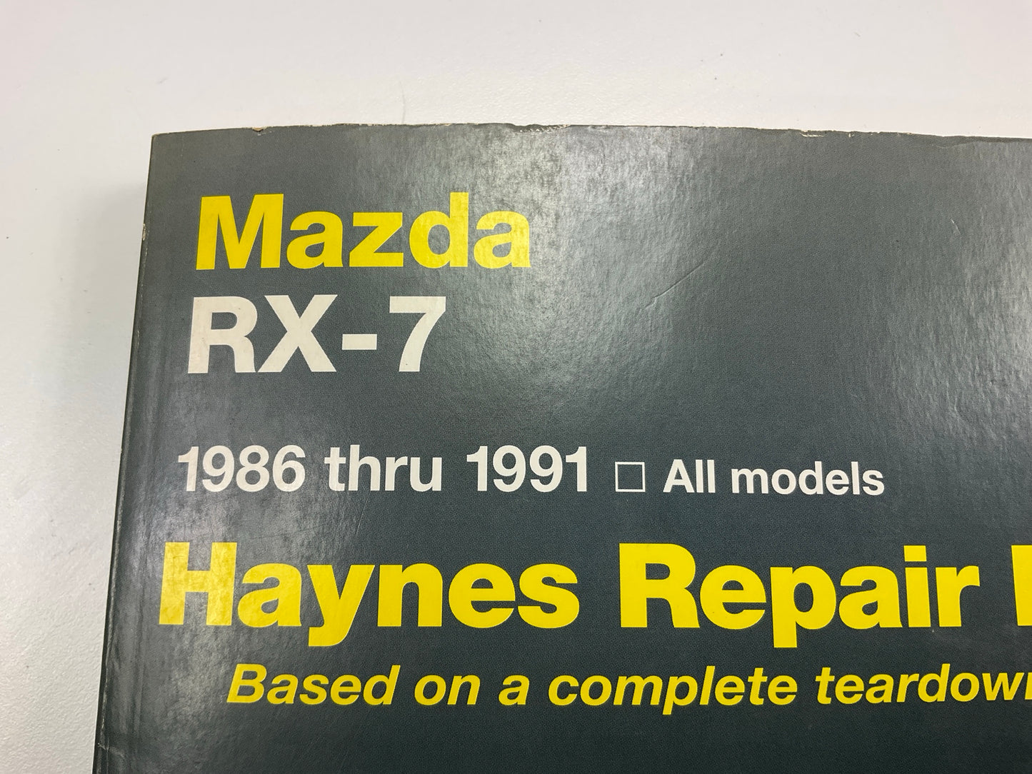 USED - Haynes 61036 Repair Manual For 1986-1991 Mazda RX-7 FC3S