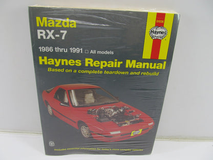 SEALED - Haynes 61036 Repair Manual For 1986-1991 Mazda RX-7 FC3S