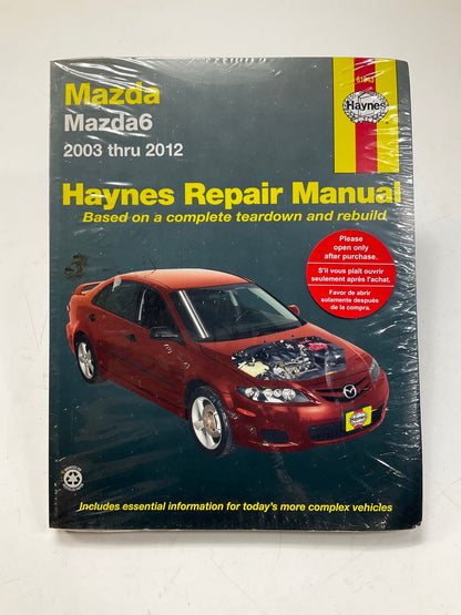 Haynes 61043 Repair Manual For 2003-2012 Mazda 6 - SEALED