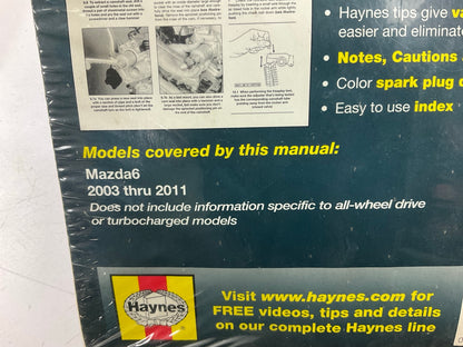 Haynes 61043 Repair Manual For 2003-2011 Mazda 6 - SEALED