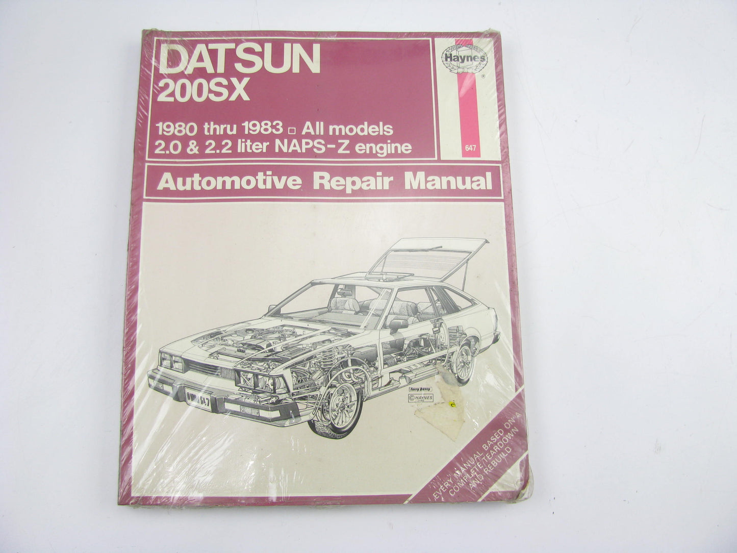 Haynes # 647 Automotive Repair Manual For 1980-1983 Datsun 200SX