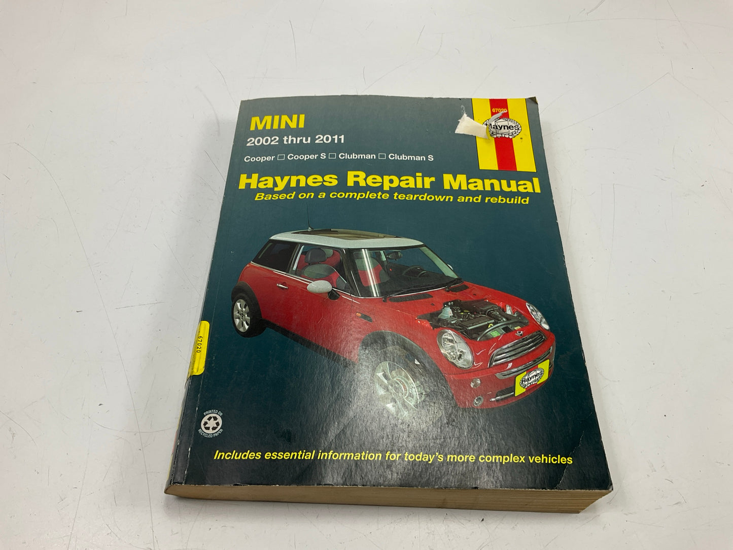 USED - Haynes 67020 Repair Manual For 2002-2011 Mini Cooper