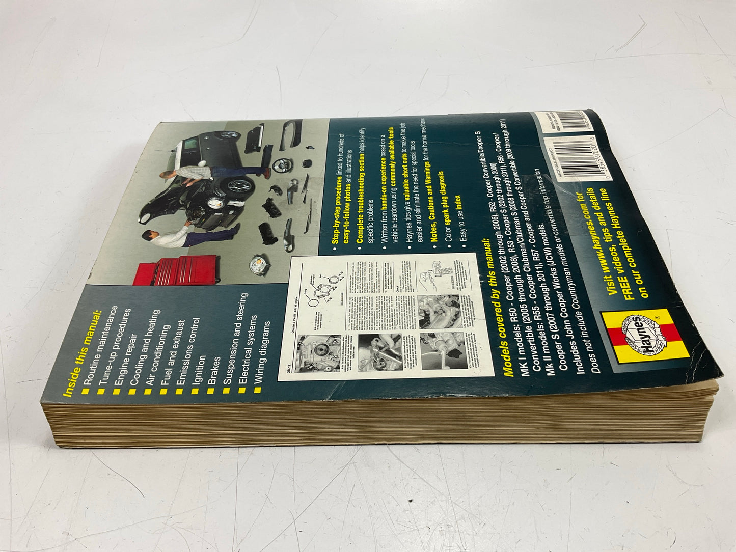 USED - Haynes 67020 Repair Manual For 2002-2011 Mini Cooper