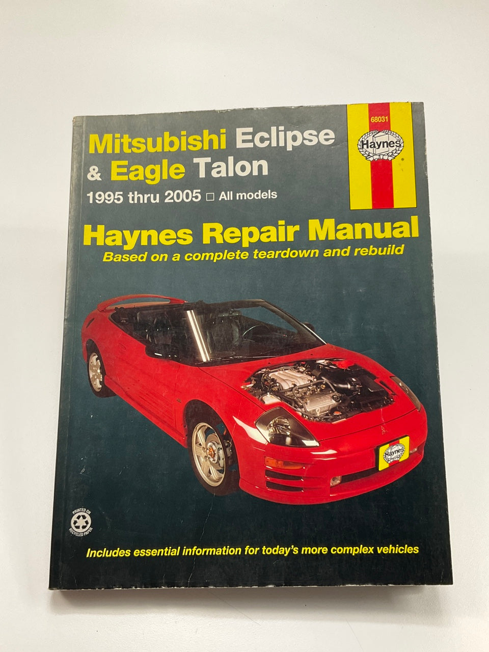 Haynes 68031 Repair Manual For 1995-2005 Mitsubishi Eclipse - USED