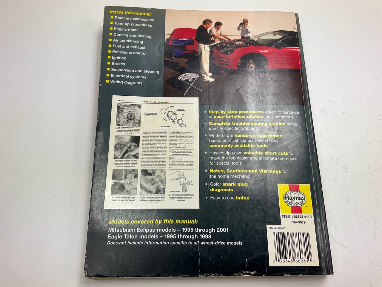 USED - Haynes 68031 Repair Manual For 1995-2001 Mitsubishi Eclipse & Eagle Talon