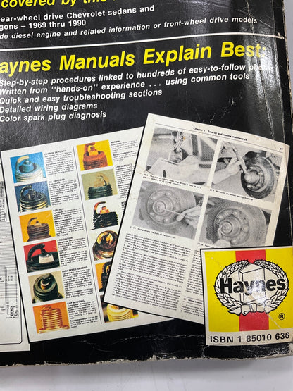 USED - Haynes 704 Repair Manual For 69-90 Full Size Chevy Models V6 V8