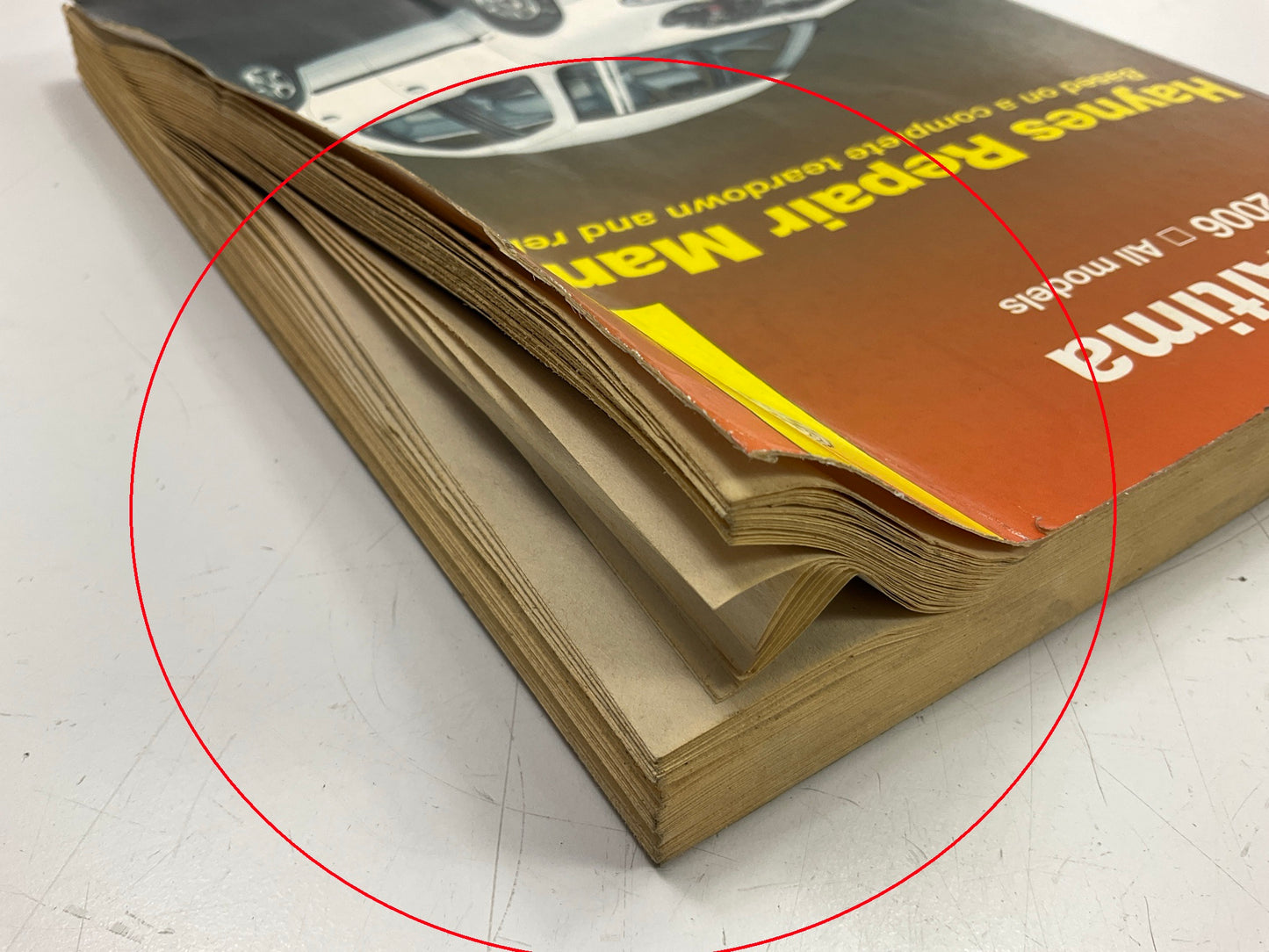 Haynes 72015 Repair Manual For 1993-2006 Nissan Altima - DAMAGED