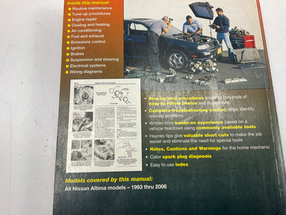 Haynes 72015 Repair Manual For 1993-2006 Nissan Altima - DAMAGED