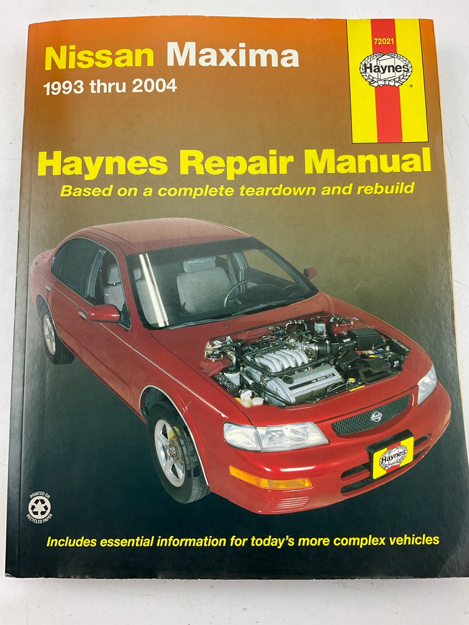 Haynes 72021 Repair Manual For 1993-2004 Nissan Maxima - OPEN