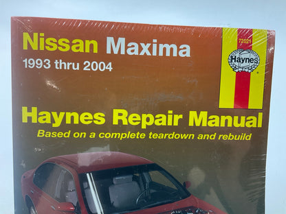 SEALED - Haynes 72021 Repair Manual For 1993-2004 Nissan Maxima