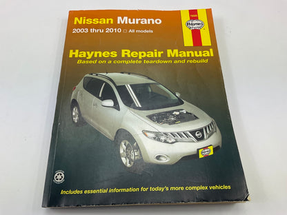 Haynes 72025 Repair Manual For 2003-2010 Nissan Murano - OPENED