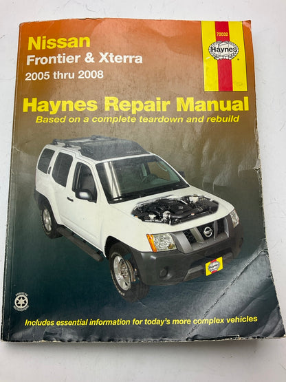 Haynes 72032 Repair Manual For 2005-2008 Nissan Xterra & Frontier - USED