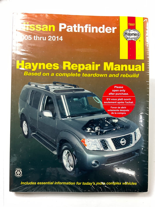 Haynes 72037 Repair Manual For 2005-2014 Nissan Pathfinder