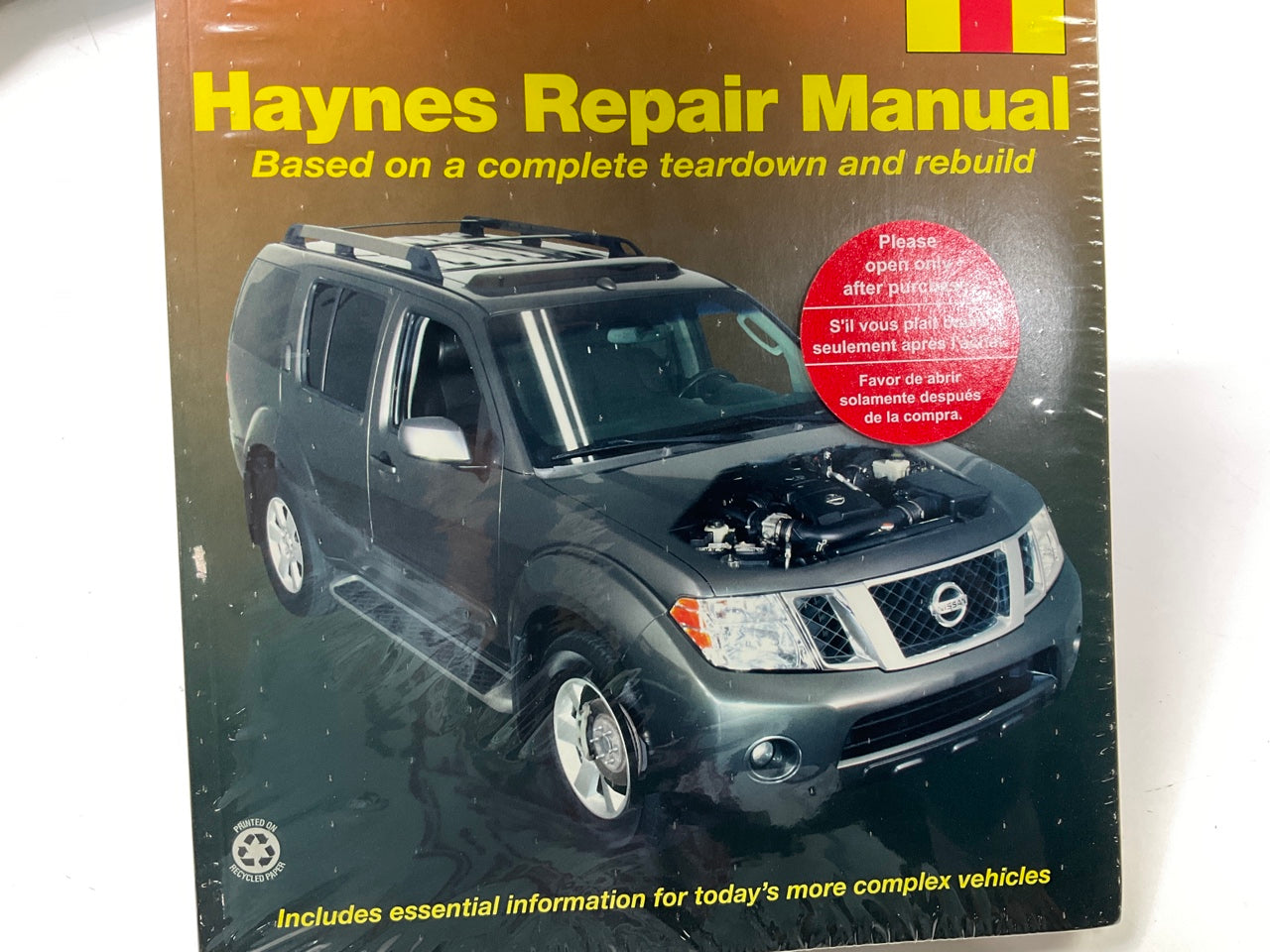 Haynes 72037 Repair Manual For 2005-2014 Nissan Pathfinder