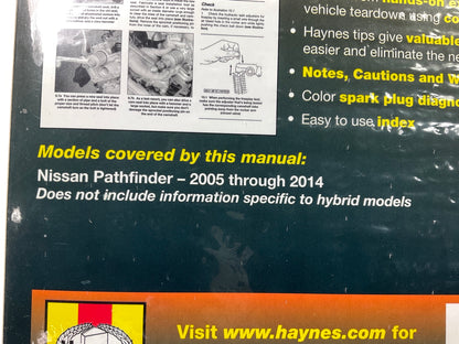 Haynes 72037 Repair Manual For 2005-2014 Nissan Pathfinder