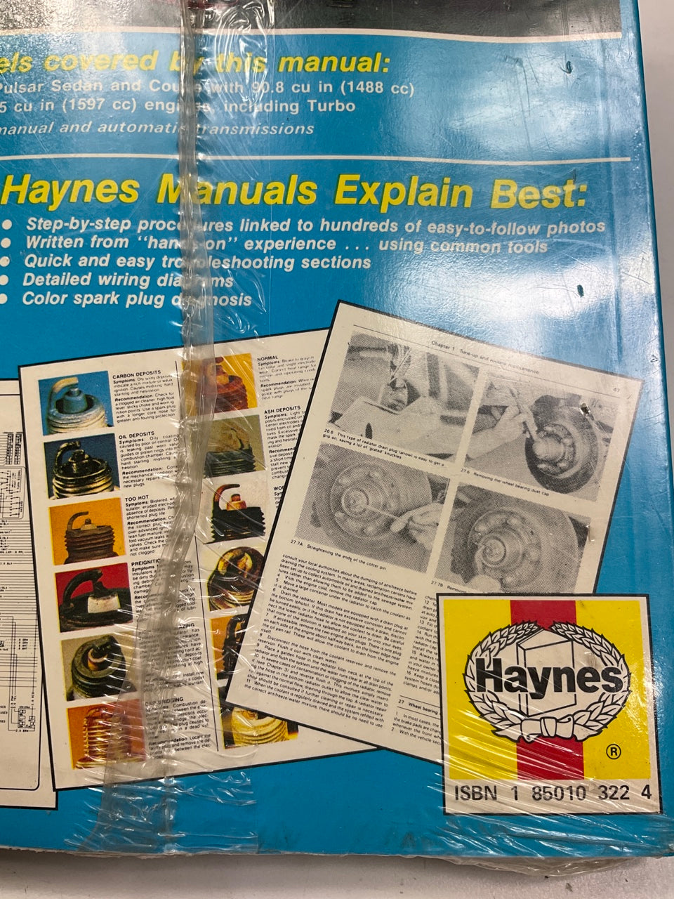 SEALED - Haynes 72040 Repair Manual For 1983-1986 Nissan Pulsar