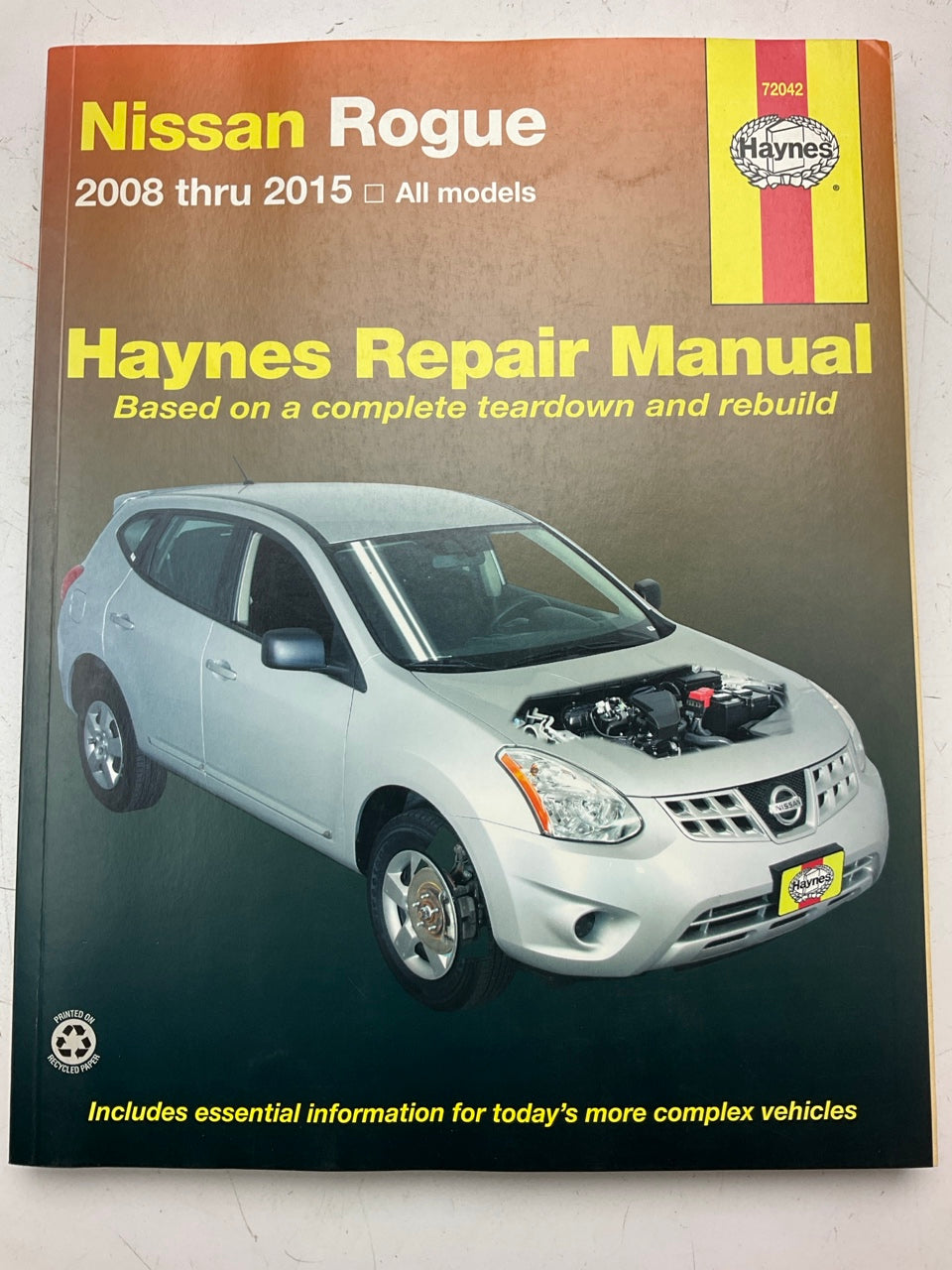 OPEN - Haynes 72042 Repair Manual For 2008-2015 Nissan Rogue All Models