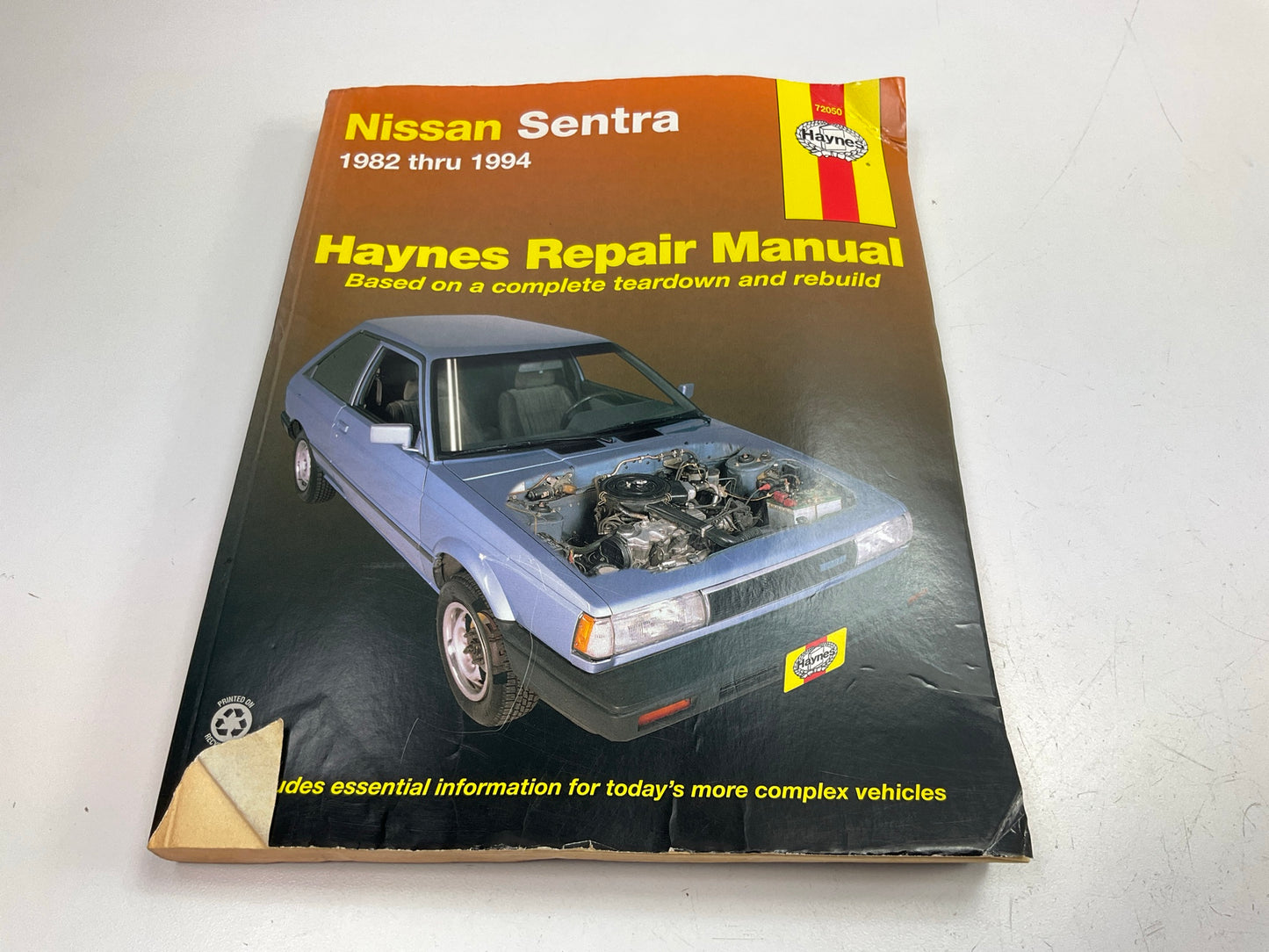 DAMAGED COVER - Haynes 72050 Repair Manual For 1982-1994 Nissan Sentra