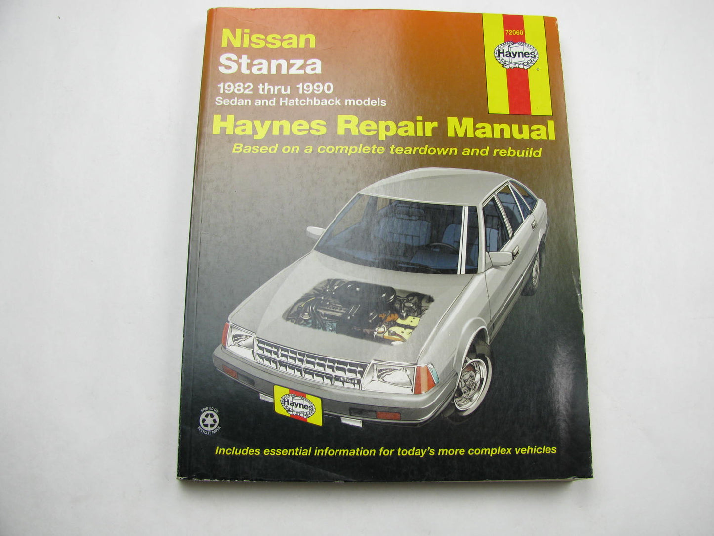 USED Repair Shop Service Manual Haynes 72060 For 1982-1990 Nissan Stanza