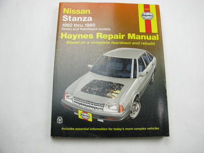 USED Repair Shop Service Manual Haynes 72060 For 1982-1990 Nissan Stanza